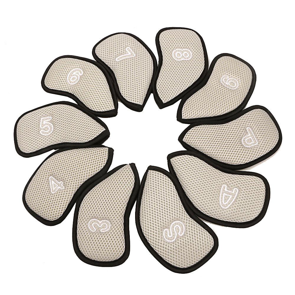 3,4,5,6,7,8,9,P,S,A Golf Iron Covers Set Golf Club Cover Golf Putter Accessories Golf Headcovers