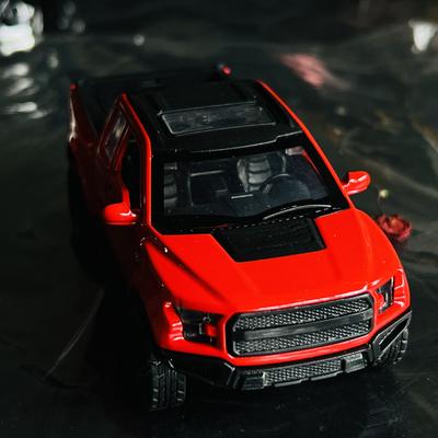 Simulation Alloy Car Model, Children's Toy, Door Opening Pickup Truck, Car Model, Cake Decoration Ornament