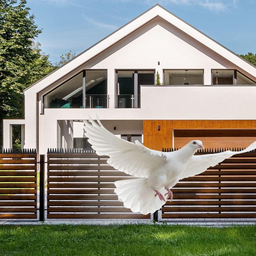 8/12pcs Long Lasting Anti Bird Spike Strip Anti Climb Bird Defender Spikes  Balcony Eaves