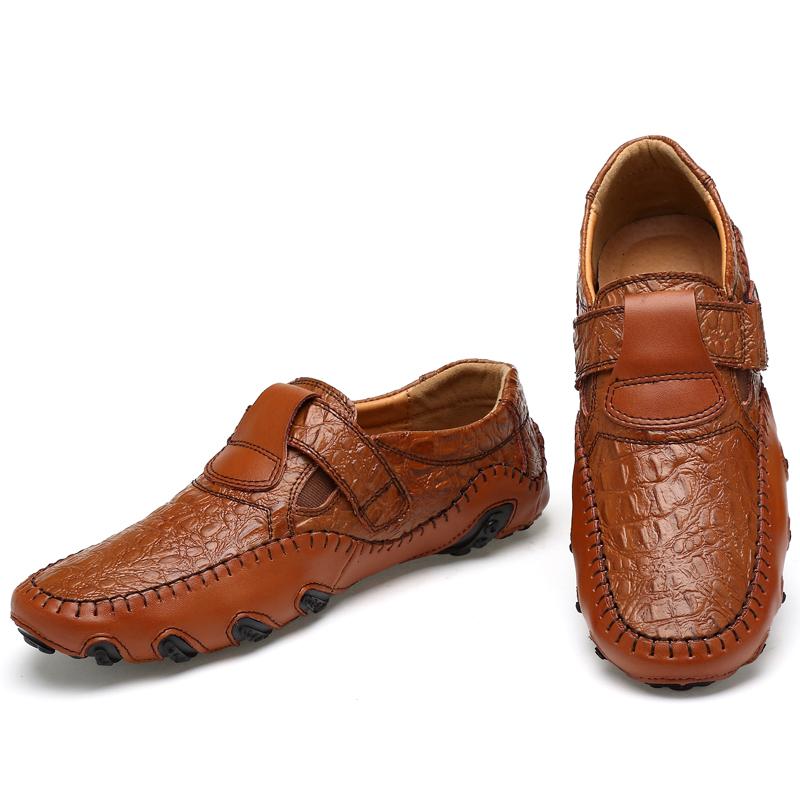 38-47 Мужские кожаные туфли ручной работы в европейском стиле — фото 7