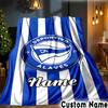 Custom Name Deportivo Fan Gear Throws Blanket Flannel Blankets for Couch Bed Gifts for Men Women Picnic blanket Christmas fan gifts