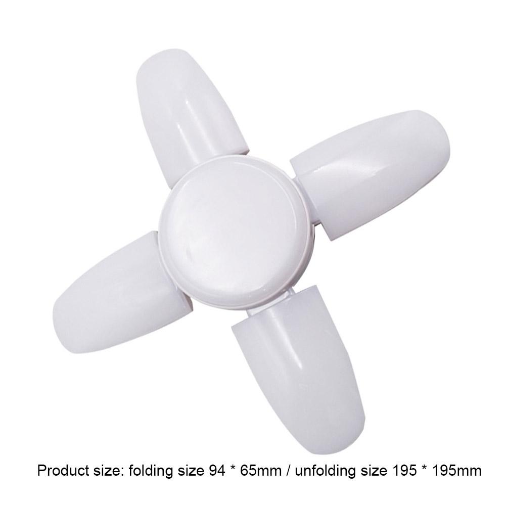 E27 Deformable LED Garage Lights Foldable Ceiling Lamp Home Warehouse Workshop Industrial Lighting Adjustable Panels 6500K Bulb