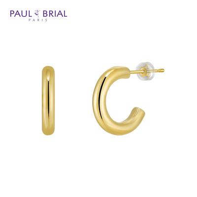 PAULBRIAL PYBE0177 (YG) Basic Donut Ring Earrings Small