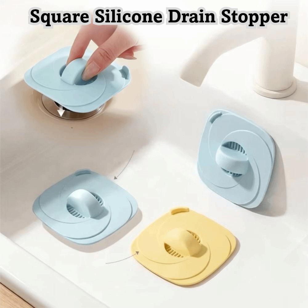 Anti Clogging Sink Hole Plug Silicone Drain Cover New Hair Filter Cover Bathroom Sink