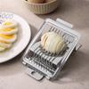 Stainless Steel Fruit Cutter Heavy Duty Metal Sectioner Cutter Mold Boiled Egg Slicer Household