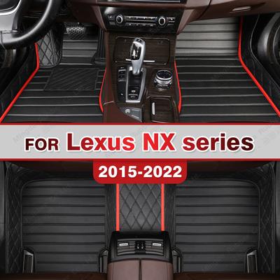 فرش أرضية السيارة لسلسلة لكزس NX 200 300h 300 200t 2015 2016 2017 2018 2022 وسادات قدم سيارة مخصصة