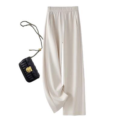 Women's Wide Leg Pants High Waist Long Pants Autumn Winter Fashion Casual Style
