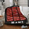2026 F1 Calendar Flags Customized Your Name Blanket Lightweight And Comfortable Warm Blanket Suitable For Bed Home Chair Office Sofa Camping
