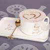 Latte Art Template Coffee Decorating Tool, Reusable Stencils for Barista, Beginner Homemade Coffee Decoration Tool