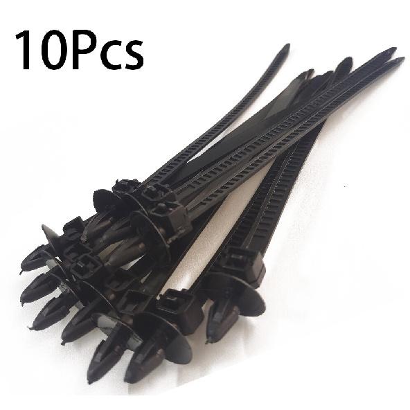 50X Car Wire Harness Line Fastener Strap Clips Mixed Cable Tie Bundled Wire Band