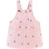 Minibala Mädchen Weiches Denim Stickerei Trägerkleid