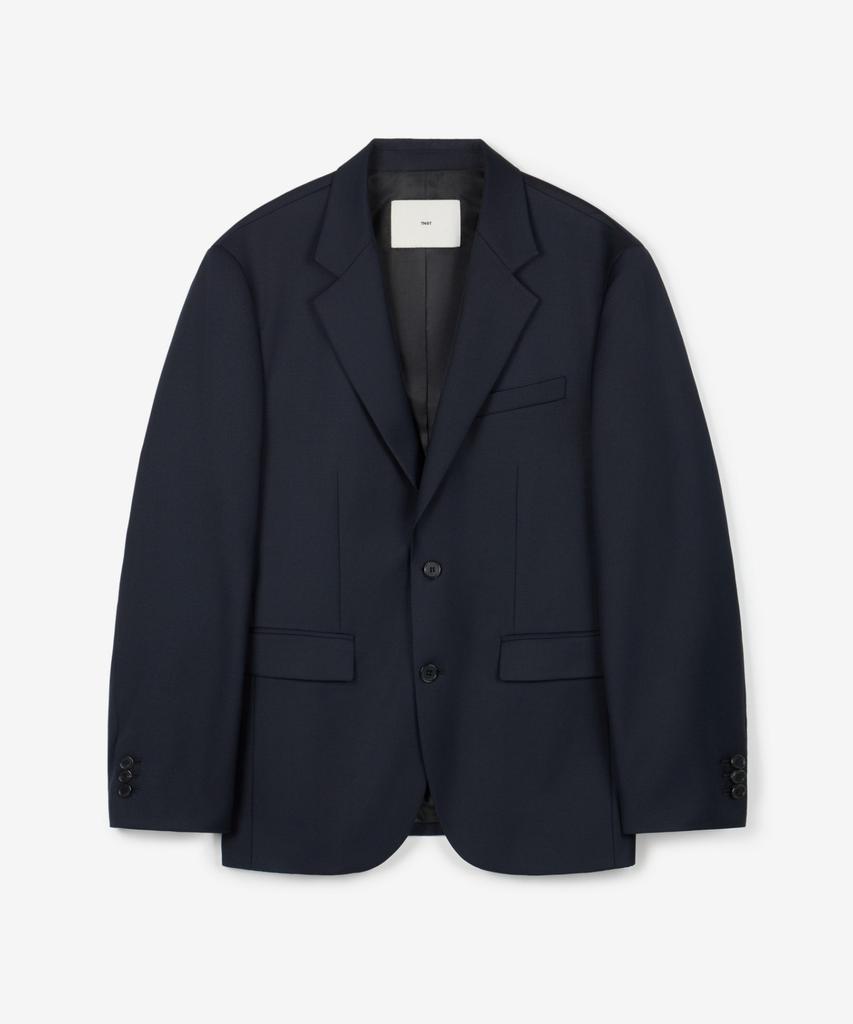 TNGT Wool Blend Comfort Set-Up Jacket (Dark Navy) Tnja6F100N2