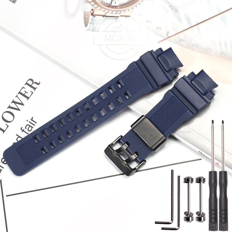 Resin Band Suitable For Casio G-shock GW-4000 GA-1000 GW-A1000 GW-A1100 G-1400 Color Rubber Waterproof Watch Chain Accessories