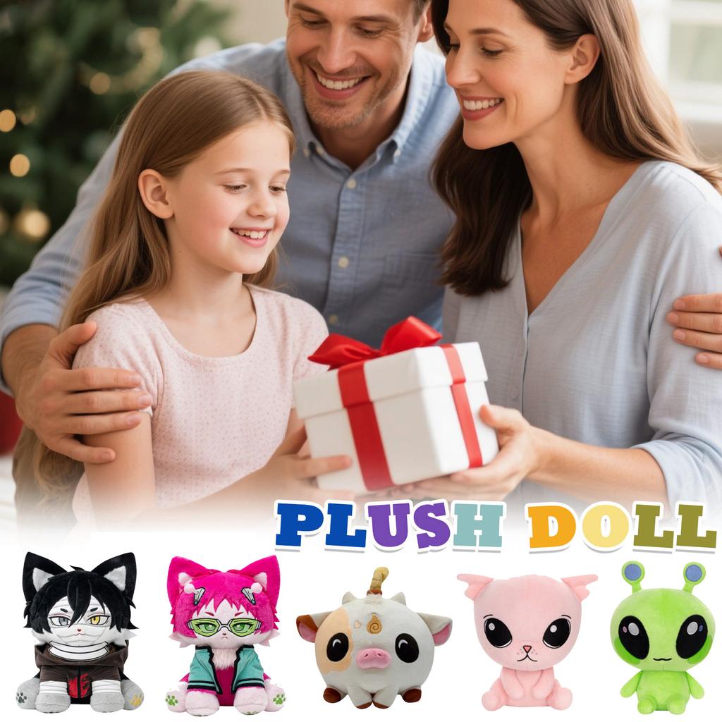 Plush Doll, Toy Gift, Cartoon , Children's Rag Doll, Children's Gift Pillow