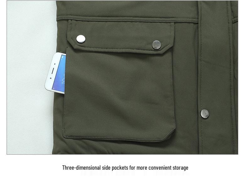 Waterproof Camouflage Winter Work Jacket – Durable, Windproof, Thickened Cotton for Workwear Protection