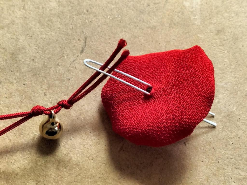 Craft Jizo Charm Made with Chirimen Smiling Handmade Chirimen Craft Kit (Crepe) - Jizo,