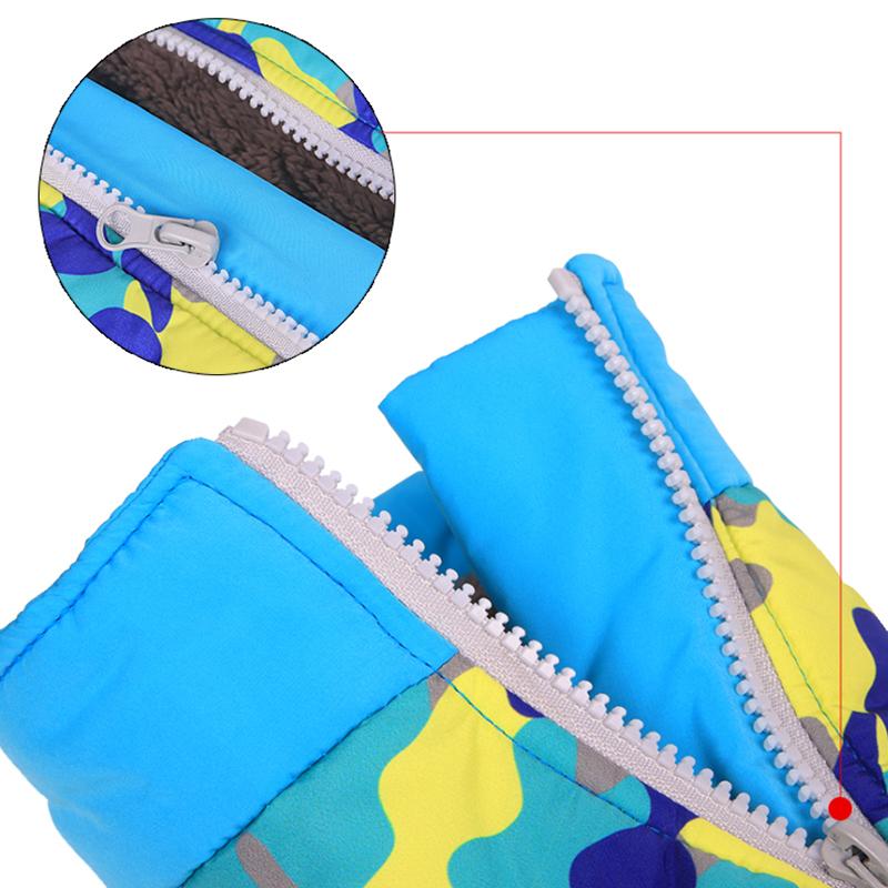 Camouflage Hunde Overall für kleine und mittlere Hunde Winter gefüttert Haustier Strampler Wasserdicht Chihuahua Pudel Haustiere Kleidung