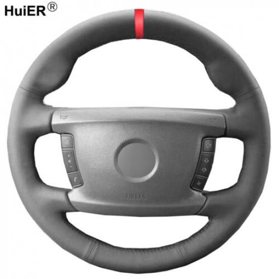 2001-2008 BMW E65 E66 4-спицевое кожаное рулевое колесо с ручной прошивкой | Кожа