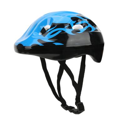 Capacete de Ciclismo de Segurança Espuma Respirável com Fecho de Gancho e Laço Ajustável Suprimentos para BicicletaAzul
