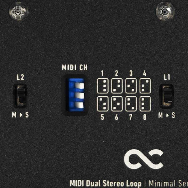 Eine Steuerung Minimal Series MIDI Dual Stereo Loop 2 Loop Switcher MIDI Steuerung Stereo Loop Eine Steuerung /