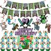 Durable Pixel Wars Party Supplies Set For Exciting Halloween Decorations