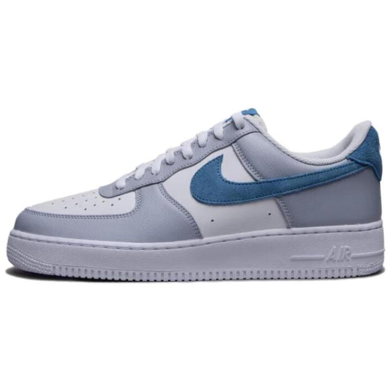 

Nike Кроссовки унисекс Air Force 1 с низким верхом, противоскользящие, износостойкие, для скейтборда, сине-белые, HV1795-141 41