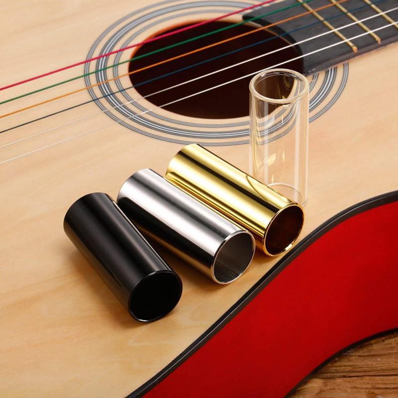 60Mm High Guitar Slide Bar Stainless Steel Metal/Glass Finger Slides For Guitar