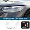 Für Mercedes Benz EQE EQG Rauchschwarz Vorgeschnittenes Autoscheinwerfer-Schutzfolien-Kit aus TPU PPF Kratzfeste Vinylfolie Hochglanzfolie