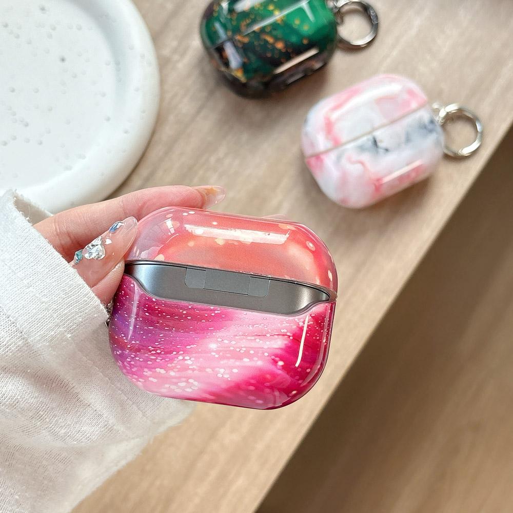 Korea Starry Sky Gilding Marble Pattern Full Protective Shell For Samsung Galaxy Buds 3/3Pro Wireless Bluetooth Earphone Case