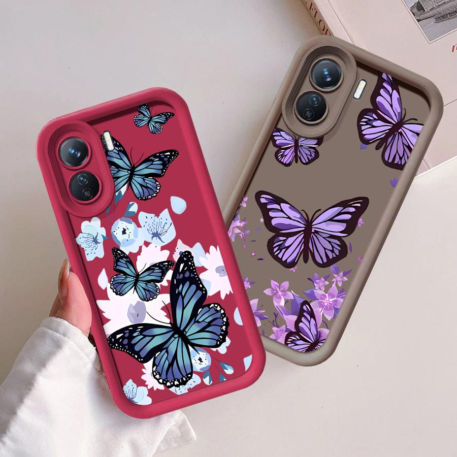 INS Retro Butterfly Soft TPU Case for Xiaomi Redmi 12C 10A 9C 9T 10C A3 13C A2 A1 + 14C 9A