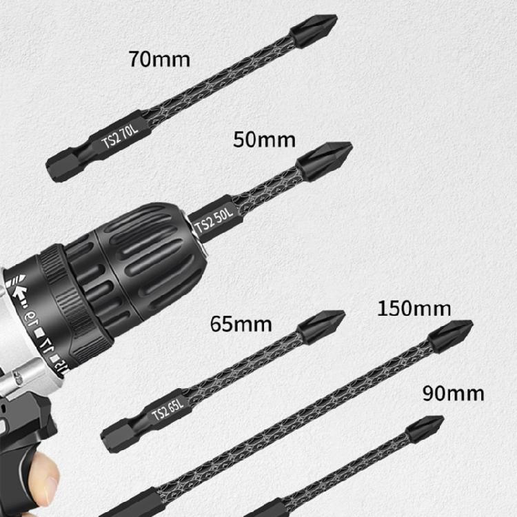 High Hardness PH2 Magnetic Screwdriver Bit not  Slip Screwdriver Bit Easy to Carrt for Efficient Power Drilling 150mm