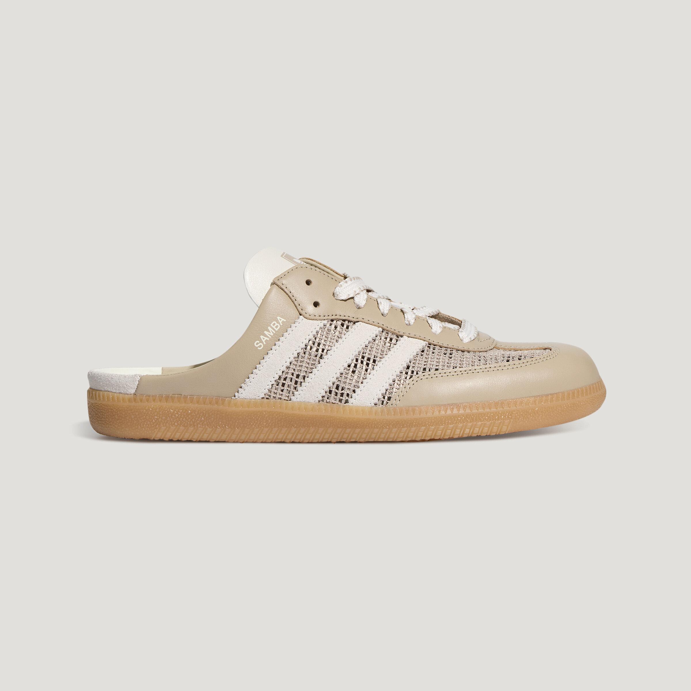 Adidas Originals Samba Closed Toe Slippers Unisex Beige 35.5