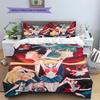 Sailor Moon Transformation Duvet Cover & Pillowcases, Sailor Moon Fan Bedroom Bedding, Perfect Gift.chl