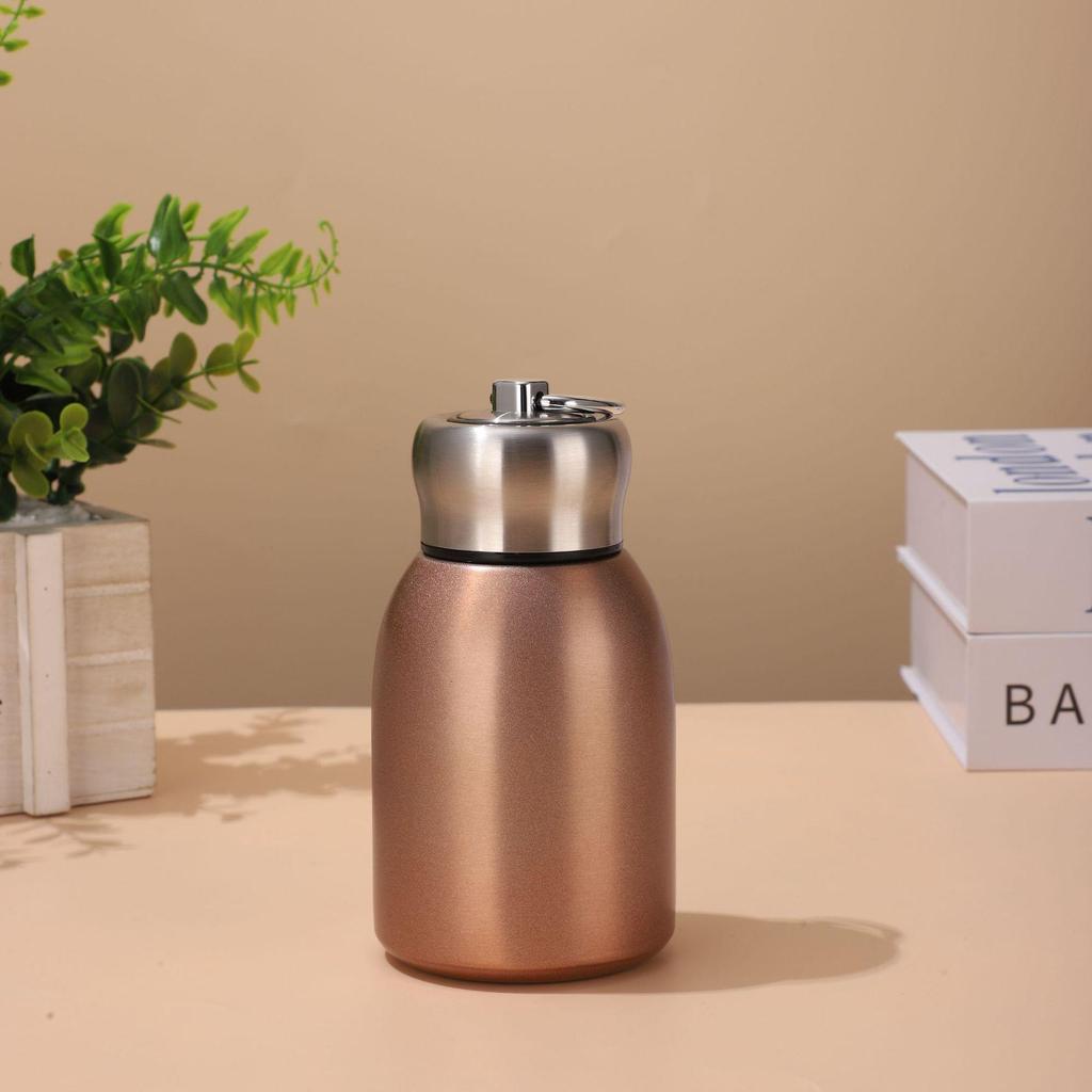 316 Edelstahl Guochao 'Kleiner Dicker' Isolierter Taschenbecher mit Henkel – Tragbarer Outdoor- & Auto-Wasserbecher