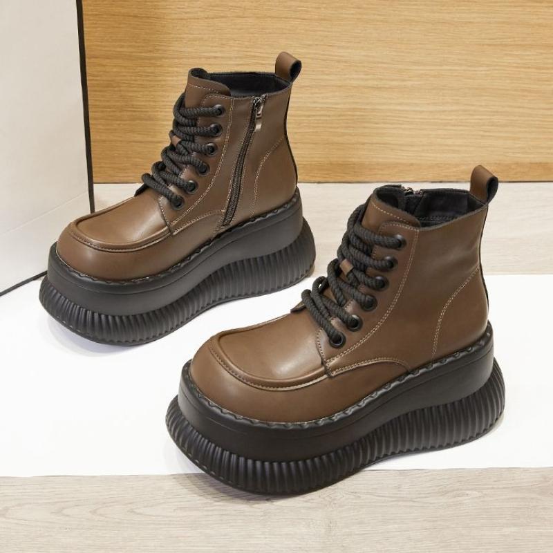 Fashion Booties Autumn Winter Round Toe Waterproof Pu On Promotion Women's Ankle Boots Fashion 2025 Chic and Elegant Female Short Shoes