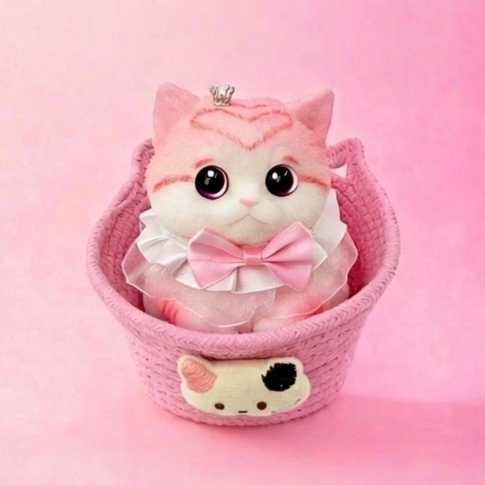 Simulated Cat Squeeze Toy Soft Rubber Anxiety Relief Toy New Slow Rebound Doll  for Kid Adult
