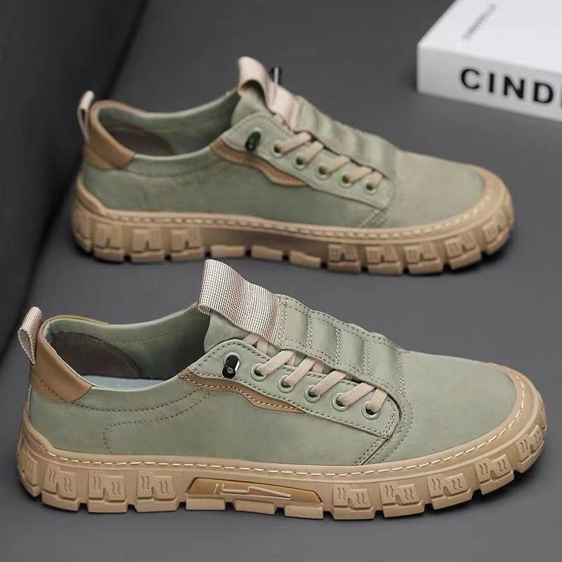 Shoes men's new spring and autumn Korean version of trendy casual shoes breathable deodorant canvas shoes versatile autumn board shoes