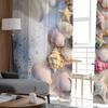 Weihnachten Strand Muscheln Vorhänge Für Wohnzimmer Schlafzimmer Heimdekoration Fenster Voile Tüll Vorhang Drapierungen