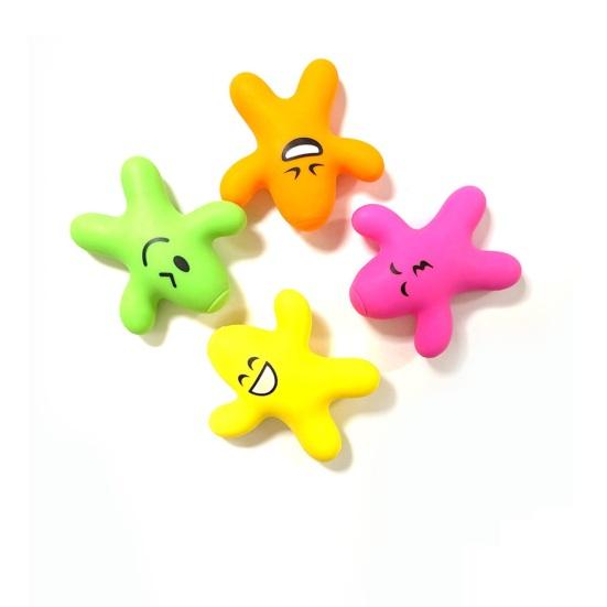 Cartoon Expression Man Squeeze Toy Stress Relief Flour Man Sensory Toy Soft Stretch Anxiety Relieving Toy Party Favors