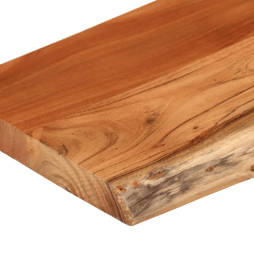 Vidaxl Półka Ścienna, 120X30X3,8Cm, Drewno Akacjowe, Naturalna Krawędź