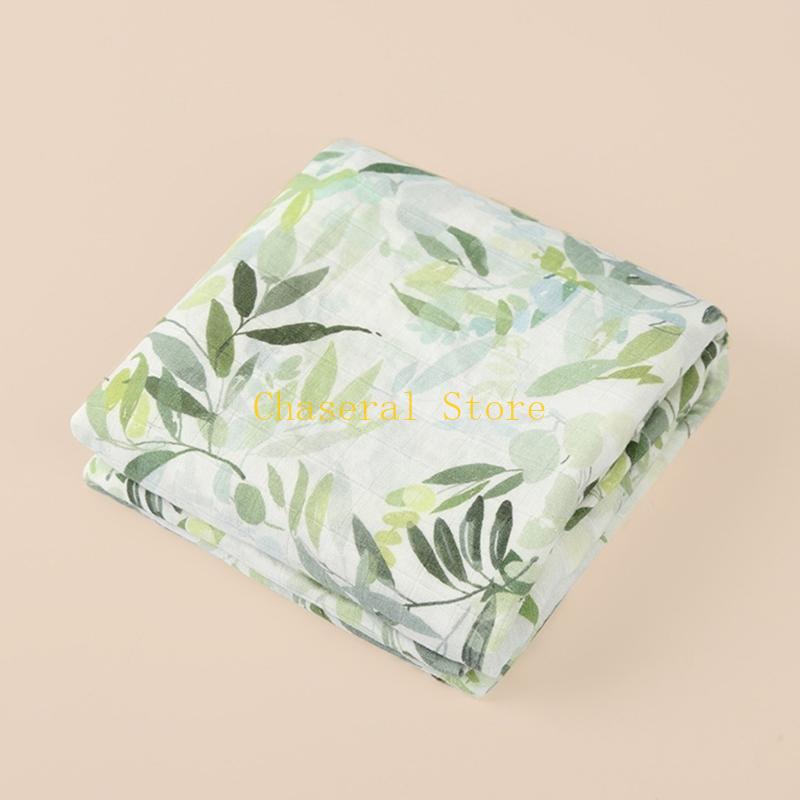 E7Ce Cartoon Print Baby Swaddles Lovely  Snugly Wrap Bamboo Cotton For Newborns