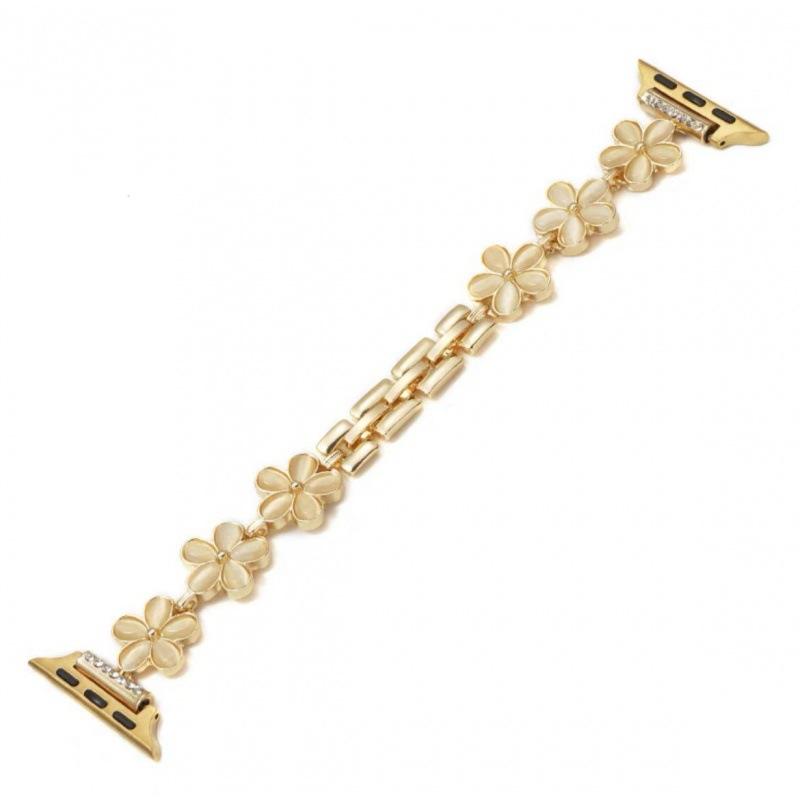 five Petaled flower Watch Strap For Apple Watch Bands 49 46 42 41 40 38 45 44mm Correa For iWatch S11 Wristband 10 9 8 Bracelet