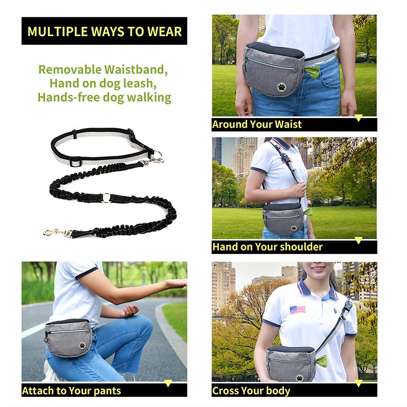 Large Capacity Dog Training Waist Bag Agility Dog Training Equipment Outdoor Food Storage Pouch Portable Pet Treat Snack