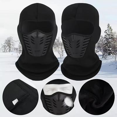 Winter Windproof Fleece Ski Mask Balaclava Headwear Motorcycle Thermal Face Mask Bandanas