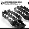 For 2023 KTM EXC 300 EXCF 350 SX 125 SXF 450 Husqvarna TE 300 FE 450 350 2017-2022 GasGas EC 300 250 Enlarged Foot Pegs Footrest