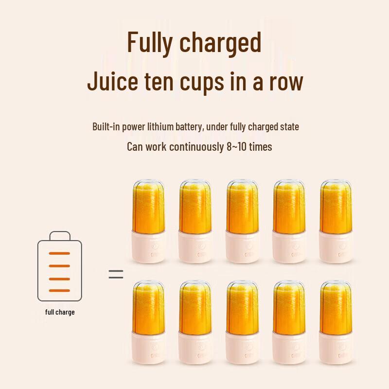 Joyoung Portable Wireless Mini Juicer Cup CN plug (adapter included)