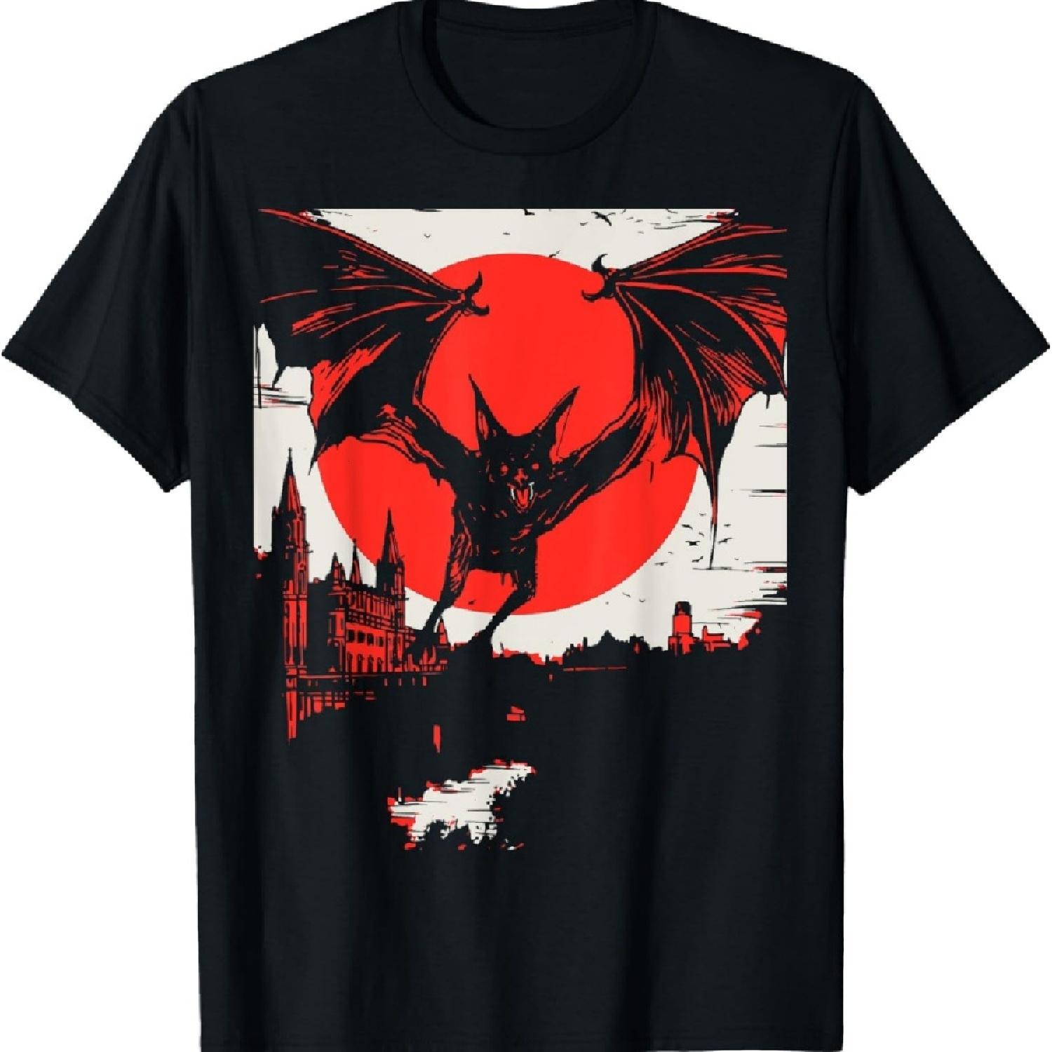 

Creepy Vampire Bat Pastel Goth Gothic Horror Alt Aesthetic T-Shirt XXXXXL чёрный