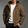 Men's Windproof Breathable Hiking Jacket for Spring and Fall Outdoor Adventures