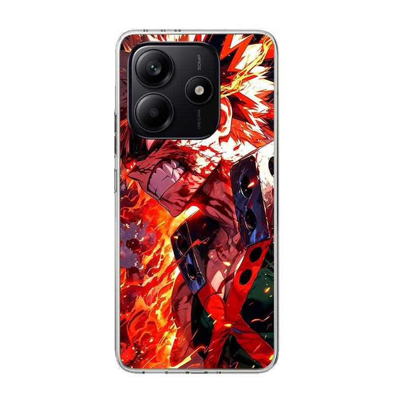 Bakugou Katsuki MHA My Hero Phone Case For Xiaomi Redmi Note 14 13 14S 12S 12 11S 11T 11E Pro Plus 10S 10 9S 9 Art Customized Co