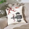 Chinese Landscape Pillow Case Throw Pillow Cover Nordic Vintage Style Cushion Covers Home Living Room Sofa Couch Seat Decor